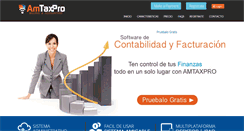 Desktop Screenshot of amtaxpro.com