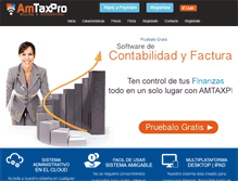 Tablet Screenshot of amtaxpro.com